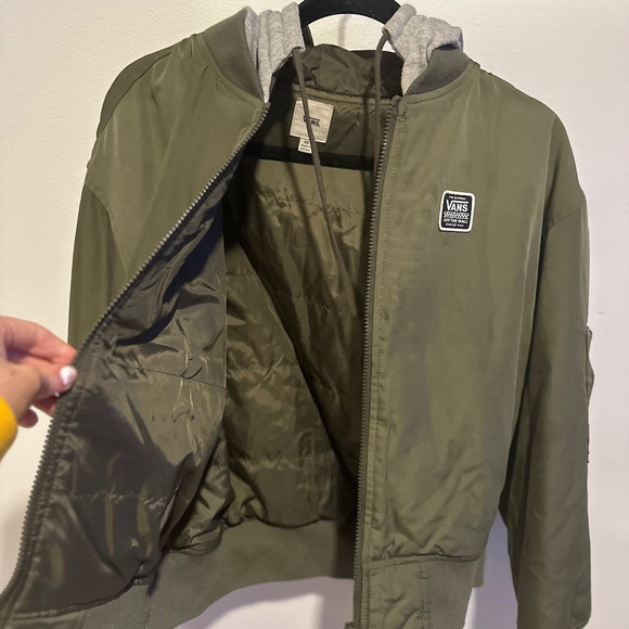 Womens Vans Bomber Jacket - Picture 2 of 6